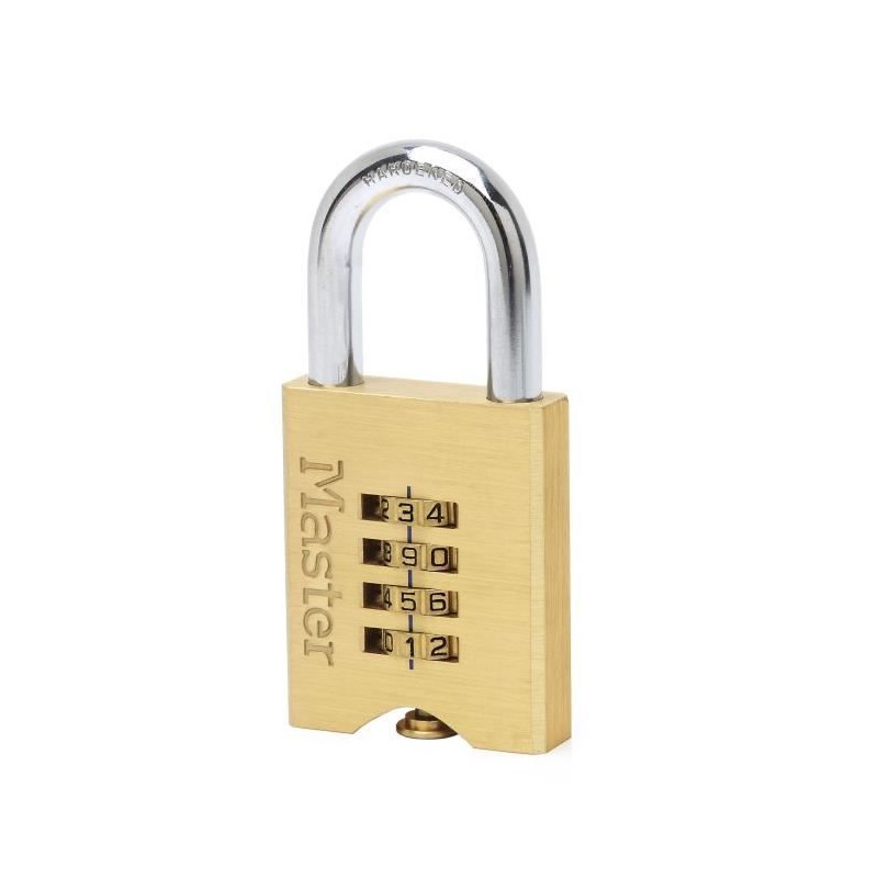 Master Lock Cadenas a combinaison Laiton massif 50 mm 651EURD