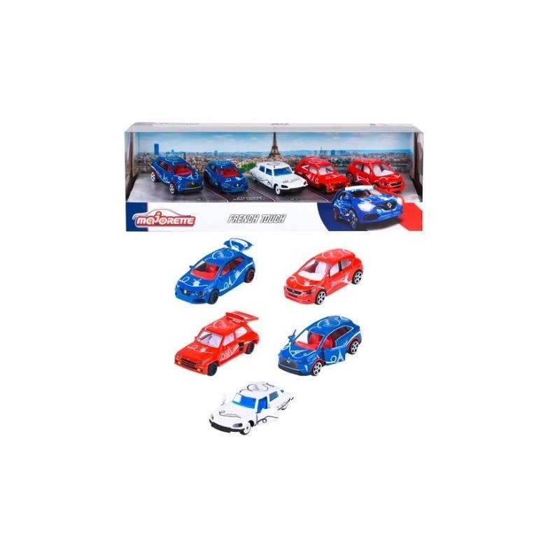 Majorette - French Touch - Coffret de 5 voitures françaises célebres
