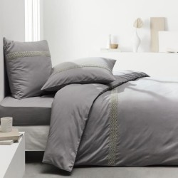 Drap housse Maison Lefebvre DH 2 pers 140x190cm Bonnet 30cm 100% coton 78 fils