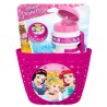 STAMP - DISNEY PRINCESSES - Combo Corbeille + Bidon + Sonnette - Fille - A pa...