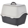 TRIXIE Bac a litiere Vico - 40 x 40 x 56 cm - Gris foncé et gris clair - Pour...