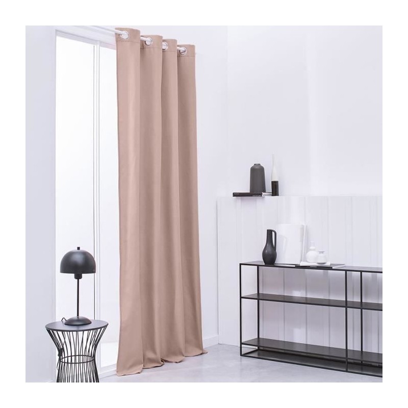 Rideau isolant TODAY Rose 140x240 cm