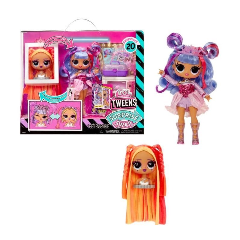 L.O.L. Surprise Tweens Surprise Swap Fashion Doll- Buns-2- Braids Bailey - 1 ...