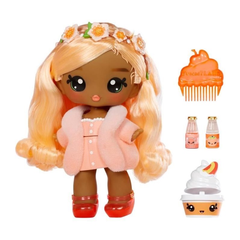 Yummiland - Grande poupée 25 cm a coiffer et câliner - Animal de compagnie + ...
