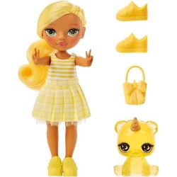 Rainbow High Littles - Poupée 15cm + animal de compagnie - Jaune -