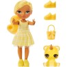 Rainbow High Littles - Poupée 15cm + animal de compagnie - Jaune -