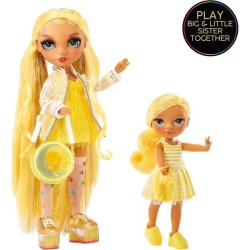 Rainbow High Littles - Poupée 15cm + animal de compagnie - Jaune -