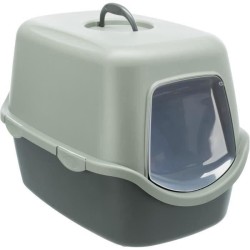 Bac a litiere TRIXIE Vico - Couvercle - Recyclé - 40 × 40 × 56 cm - Anthracit...