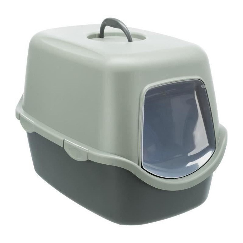 Bac a litiere TRIXIE Vico - Couvercle - Recyclé - 40 × 40 × 56 cm - Anthracit...