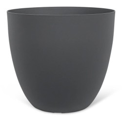 Pot de fleurs - GARDEN ID - Phoenix Anthracite - 38 x 34 cm - 100% Recyclé et...