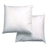 BLANREVE Lot de 2 Oreillers Triple Protection - 60 x 60 cm - Blanc