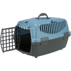 TRIXIE Box de transport Capri 1 - XS : 32x31x48 cm - Gris clair et bleu - Pou...