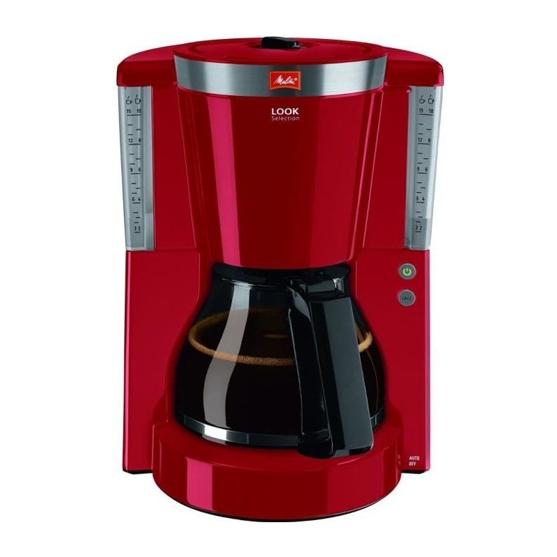Cafetiere filtre MELITTA Look IV Selection - Rouge - 15 tasses - 1000W