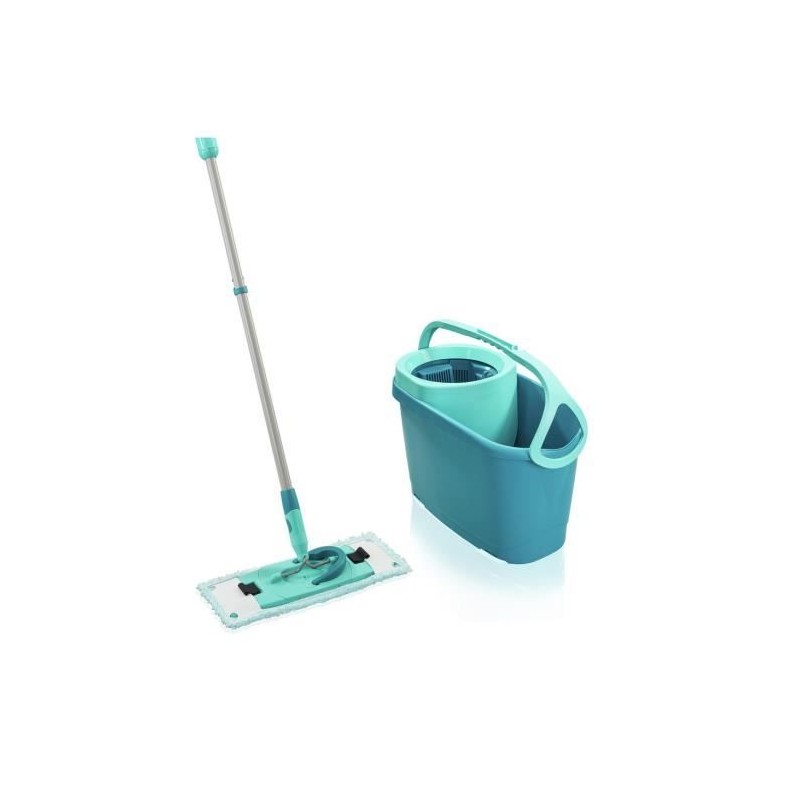 Set lave sol avec seau essoreur Leifheit Clean Twist M Ergo 52120, balais ser...