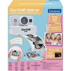 Lexibook - StarCAM Print - Appareil instantané - Fonctions Photo et vidéo, Ca...
