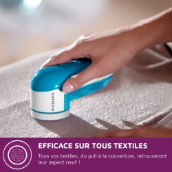 Rasoir anti bouloche - PHILIPS - GC026/00 - 3 lames - A piles -