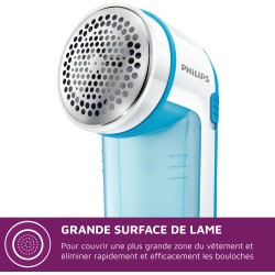 Rasoir anti bouloche - PHILIPS - GC026/00 - 3 lames - A piles -