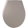 Abattant Marina Taupe - Polypropylene - Gelco - Déclipsable - Entraxe de fixa...