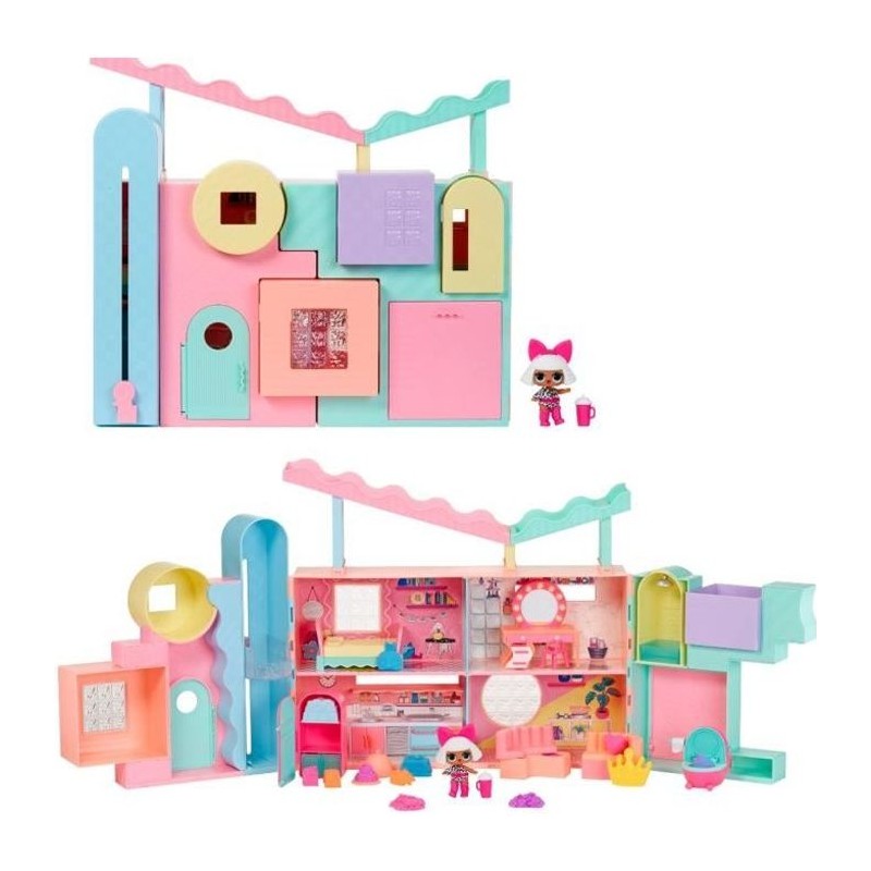 L.O.L. Surprise - Maison de poupée Squish Sand - Sable magique réutilisable -...