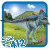 Figurine Cryolophosaure - SCHLEICH - Dinosaurs - Modele violet - Pour