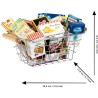 Jouet d'épicerie - KLEIN - Panier a provisions en métal garni de boîtes - Gar...
