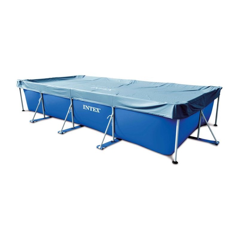 Intex - 28039 - Bâche protection pour piscine rectangulaire tubulaire 4m50 x ...