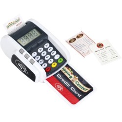 Terminal de paiement électronique avec carte bancaire et tickets de caisse - ...