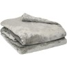 Couverture Microflanelle Toison d'Or - 130 x 170 cm - Coloris Perle