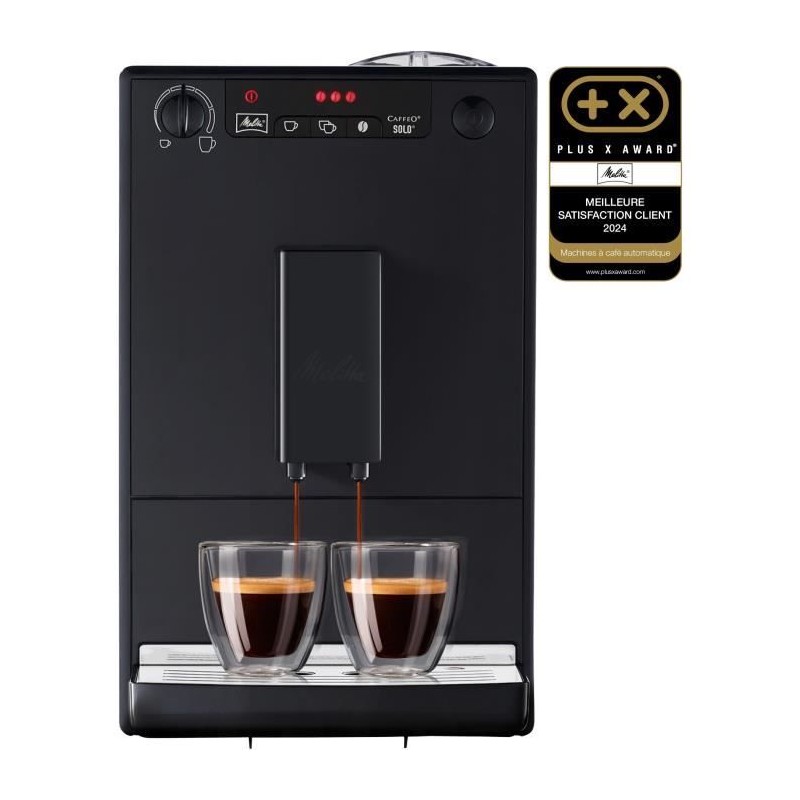 Machine a Café broyeur a Grain MELITTA Solo - Pure Black