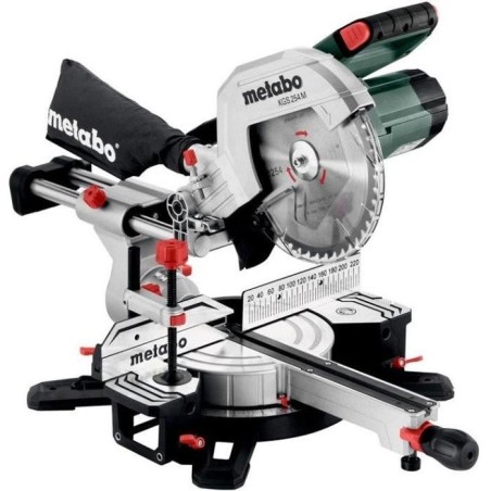 Scie a onglets radiale METABO KGS 254 M - 1500 W - 254 mm - Precision Cut Lin...