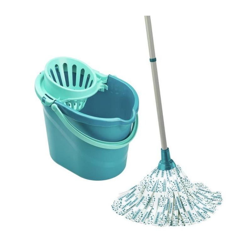Set lave sol avec seau essoreur Leifheit  Classic 56792, balai a franges en v...