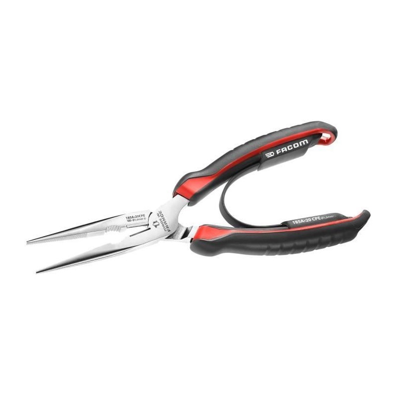 Pince a Becs demi-ronds droits avec serre-tube FACOM - 185A.20CPEPB