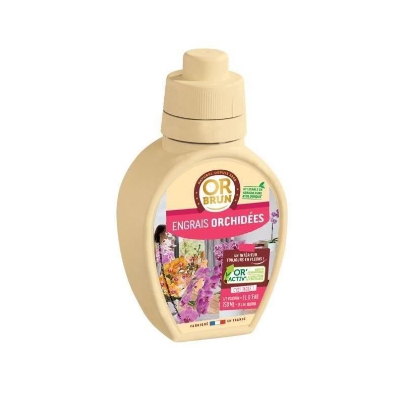 OR BRUN Engrais orchidées 250 ml