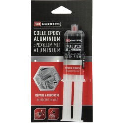 Colle epoxy alu bi-composant  28g - FACOM -  pour pieces métalliques-plastiqu...