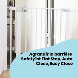 SAFETY 1ST Extension de barriere de sécurité 7 cm Blanc Métal