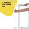 SAFETY 1ST Extension de barriere de sécurité 7 cm Blanc Métal