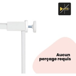 SAFETY 1ST Extension de barriere de sécurité 7 cm Blanc Métal