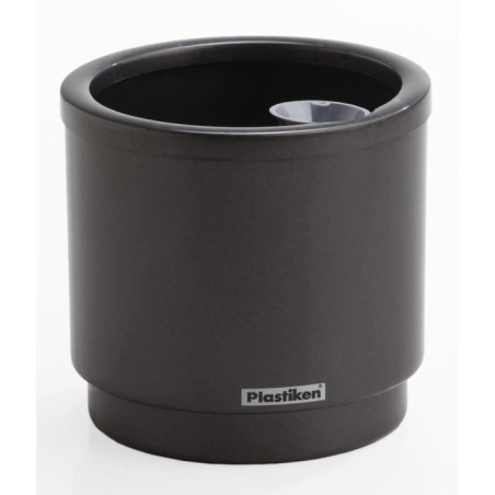 PLASTIKEN Pot de fleurs a réserve d'eau Hidrojardinera - Ø22 cm - Gris anthra...