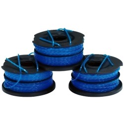 BLACK & DECKER Lot de 3 bobines de rechange pour coupe-bordures Reflex Plus A...
