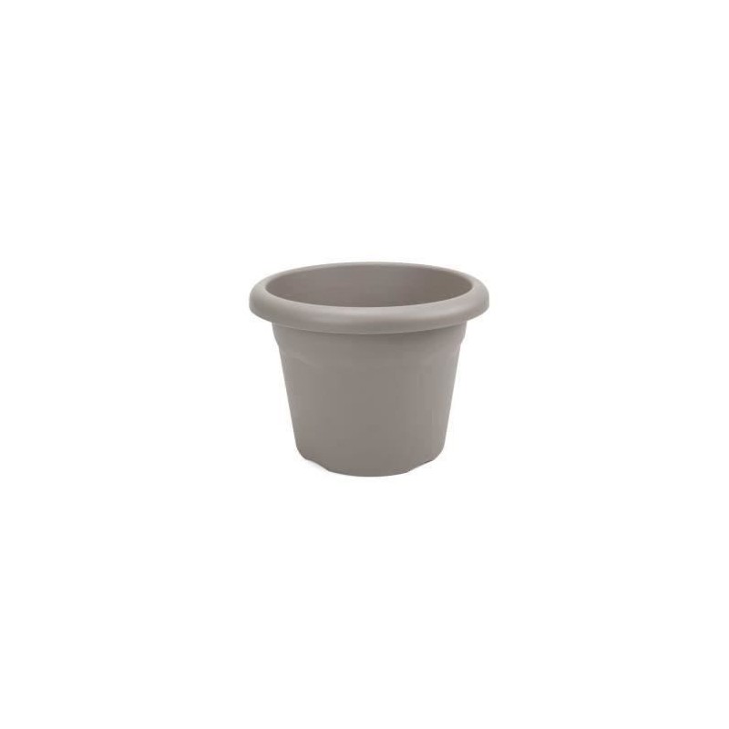 PLASTIKEN Pot a fleurs Ø 60 cm rond - Taupe