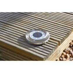 Pack de 4 Spots solaires UpSMART GARDEN -Light - 5 lumens - Acier - LED intég...