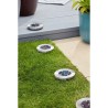 Pack de 4 Spots solaires UpSMART GARDEN -Light - 5 lumens - Acier - LED intég...