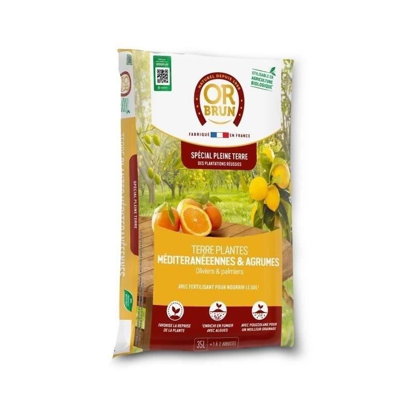 Terre Plantes Méditerranéennes - OR BRUN - OBRTPM35N