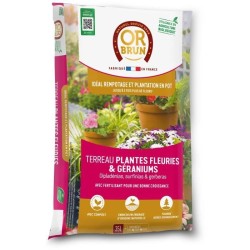 Terreau plantes fleuries et...