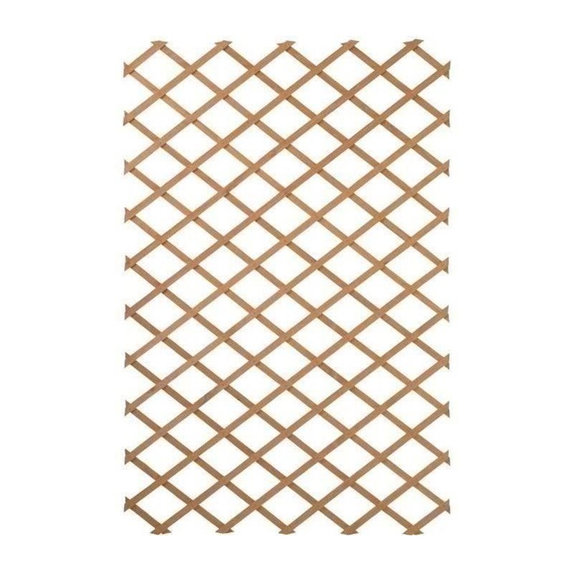 Nature Palissade de jardin 100 x 200 cm Bois Naturel 409346