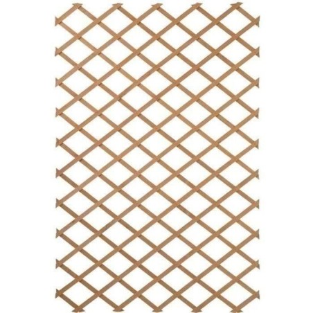 Nature Palissade de jardin 100 x 200 cm Bois Naturel 409346