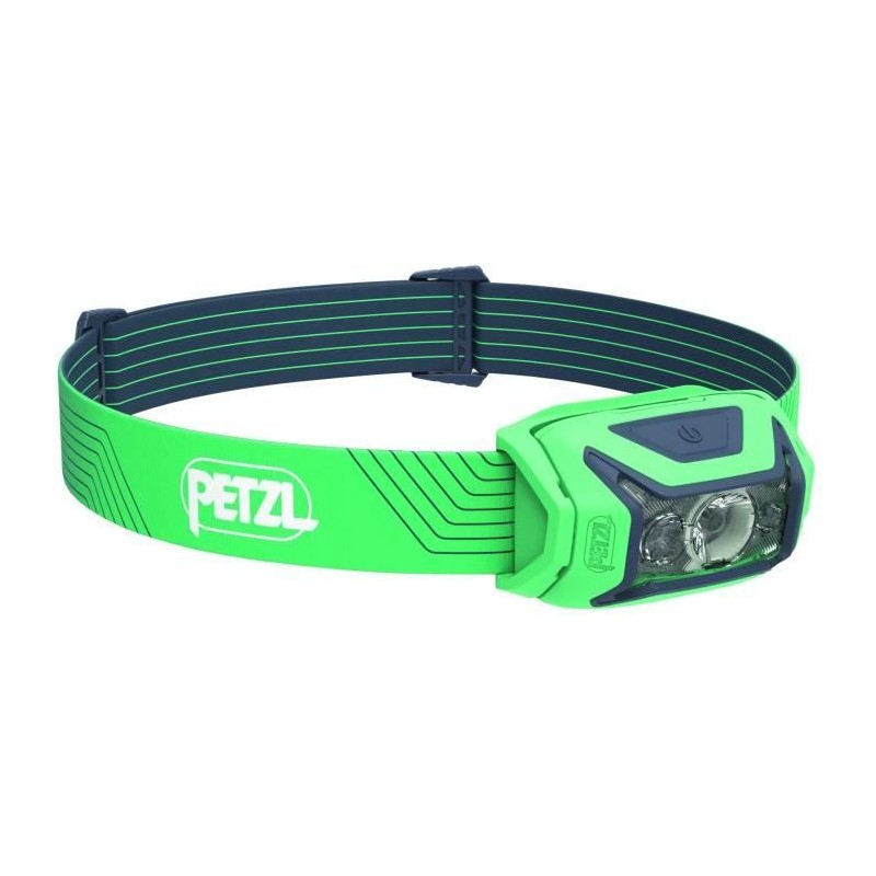 Lampe frontale - PETZL - ACTIK - 450 lumens - 3 piles AAA incluses - Vert