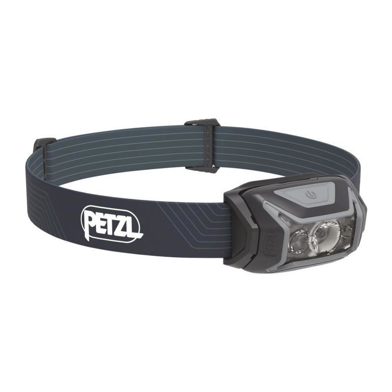 Lampe frontale - PETZL - ACTIK - 450 lumens - 3 piles AAA/LR03 incluses - Gris