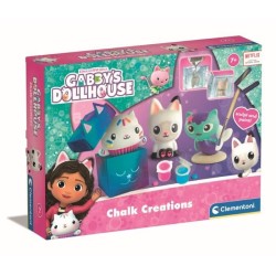 Clementoni - Créations en plâtre Gabby et la Maison Magique - Coffret