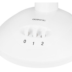 Ventilateur de table OCEANIC - 30W - Diametre 23 cm - 2 vitesses - Oscillant ...